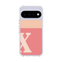 スリムプロテクションケース［ オリジナル - initial two tone - X pink ］