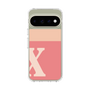 スリムプロテクションケース［ オリジナル - initial two tone - X pink ］
