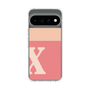 スリムプロテクションケース［ オリジナル - initial two tone - X pink ］