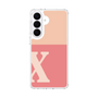 スリムプロテクションケース［ オリジナル - initial two tone - X pink ］