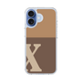 スリムプロテクションケース［ オリジナル - initial two tone - X brown ］
