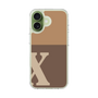 スリムプロテクションケース［ オリジナル - initial two tone - X brown ］