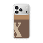 スリムプロテクションケース［ オリジナル - initial two tone - X brown ］