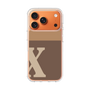 スリムプロテクションケース［ オリジナル - initial two tone - X brown ］