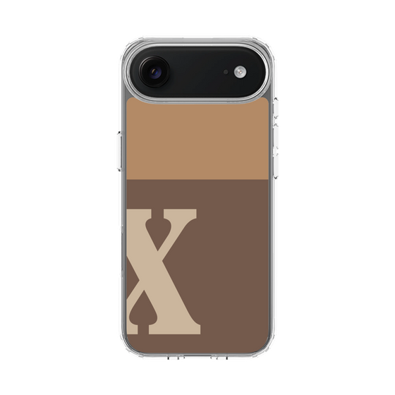 スリムプロテクションケース［ オリジナル - initial two tone - X brown ］