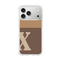 スリムプロテクションケース［ オリジナル - initial two tone - X brown ］