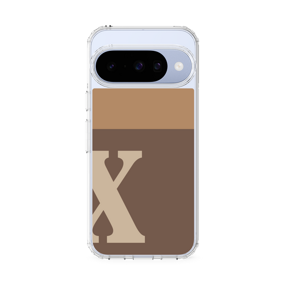スリムプロテクションケース［ オリジナル - initial two tone - X brown ］