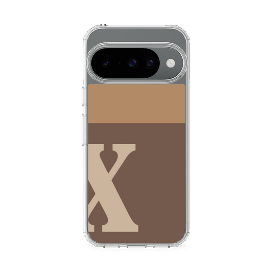 スリムプロテクションケース［ オリジナル - initial two tone - X brown ］