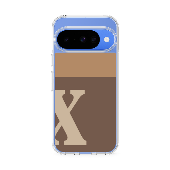 スリムプロテクションケース［ オリジナル - initial two tone - X brown ］