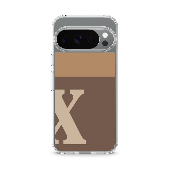 スリムプロテクションケース［ オリジナル - initial two tone - X brown ］