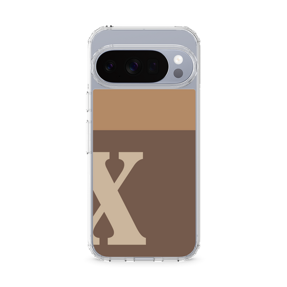 スリムプロテクションケース［ オリジナル - initial two tone - X brown ］