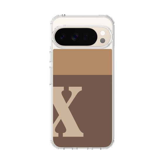 スリムプロテクションケース［ オリジナル - initial two tone - X brown ］