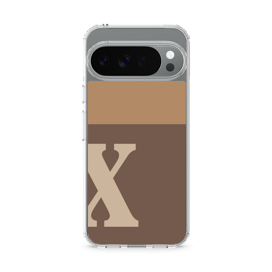 スリムプロテクションケース［ オリジナル - initial two tone - X brown ］