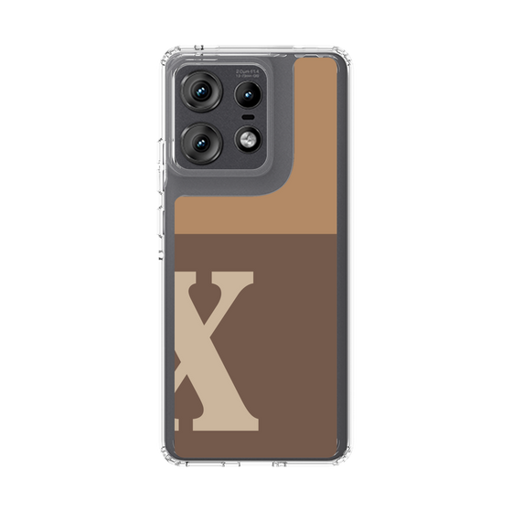 スリムプロテクションケース［ オリジナル - initial two tone - X brown ］