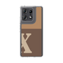 スリムプロテクションケース［ オリジナル - initial two tone - X brown ］