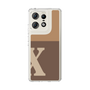 スリムプロテクションケース［ オリジナル - initial two tone - X brown ］
