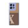 スリムプロテクションケース［ オリジナル - initial two tone - X brown ］
