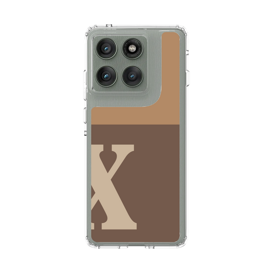 スリムプロテクションケース［ オリジナル - initial two tone - X brown ］