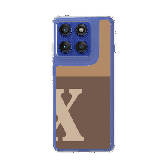 スリムプロテクションケース［ オリジナル - initial two tone - X brown ］