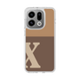 スリムプロテクションケース［ オリジナル - initial two tone - X brown ］