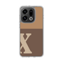スリムプロテクションケース［ オリジナル - initial two tone - X brown ］