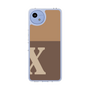 スリムプロテクションケース［ オリジナル - initial two tone - X brown ］