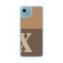 スリムプロテクションケース［ オリジナル - initial two tone - X brown ］