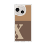 スリムプロテクションケース［ オリジナル - initial two tone - X brown ］