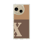 スリムプロテクションケース［ オリジナル - initial two tone - X brown ］