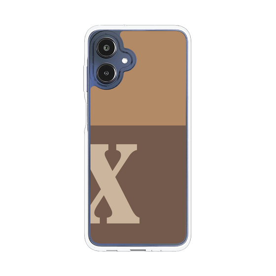 スリムプロテクションケース［ オリジナル - initial two tone - X brown ］
