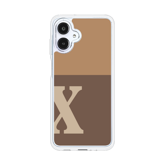 スリムプロテクションケース［ オリジナル - initial two tone - X brown ］