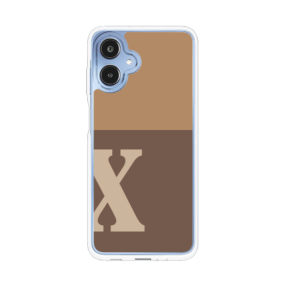 スリムプロテクションケース［ オリジナル - initial two tone - X brown ］