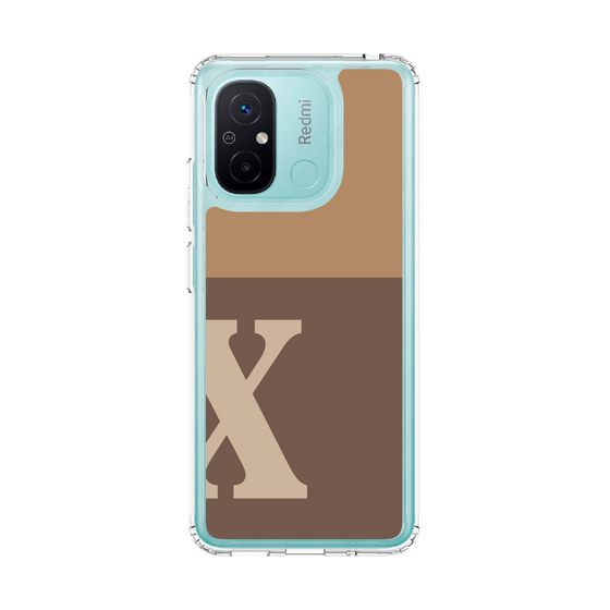 スリムプロテクションケース［ オリジナル - initial two tone - X brown ］