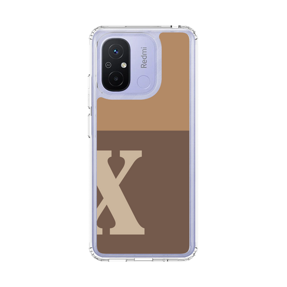 スリムプロテクションケース［ オリジナル - initial two tone - X brown ］