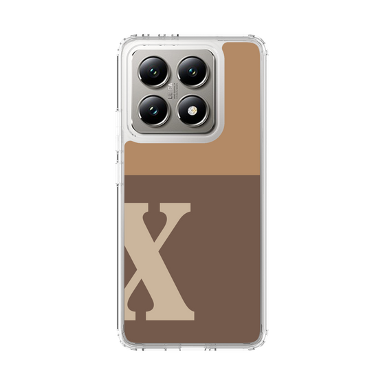 スリムプロテクションケース［ オリジナル - initial two tone - X brown ］