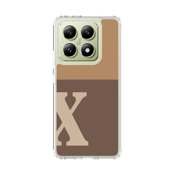スリムプロテクションケース［ オリジナル - initial two tone - X brown ］
