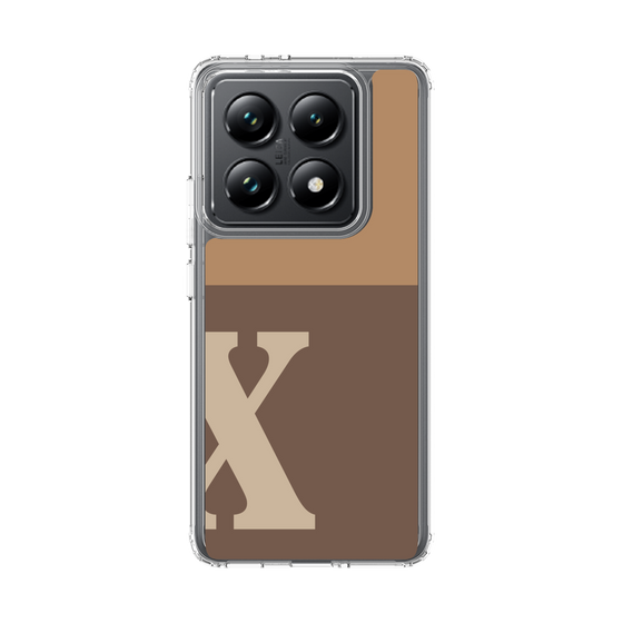 スリムプロテクションケース［ オリジナル - initial two tone - X brown ］