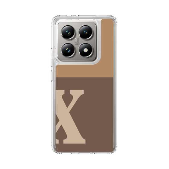 スリムプロテクションケース［ オリジナル - initial two tone - X brown ］