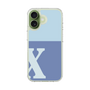 スリムプロテクションケース［ オリジナル - initial two tone - X blue ］