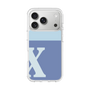 スリムプロテクションケース［ オリジナル - initial two tone - X blue ］