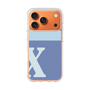 スリムプロテクションケース［ オリジナル - initial two tone - X blue ］