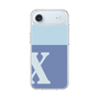 スリムプロテクションケース［ オリジナル - initial two tone - X blue ］