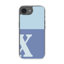 スリムプロテクションケース［ オリジナル - initial two tone - X blue ］