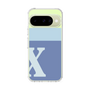 スリムプロテクションケース［ オリジナル - initial two tone - X blue ］