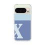 スリムプロテクションケース［ オリジナル - initial two tone - X blue ］