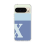 スリムプロテクションケース［ オリジナル - initial two tone - X blue ］