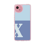 スリムプロテクションケース［ オリジナル - initial two tone - X blue ］