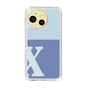 スリムプロテクションケース［ オリジナル - initial two tone - X blue ］