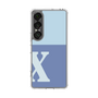 スリムプロテクションケース［ オリジナル - initial two tone - X blue ］