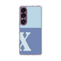 スリムプロテクションケース［ オリジナル - initial two tone - X blue ］